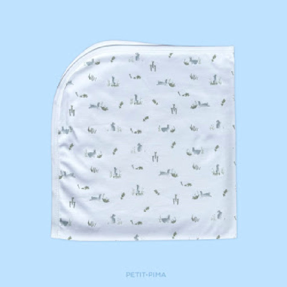 Manta doble tela con capuchita - bosque