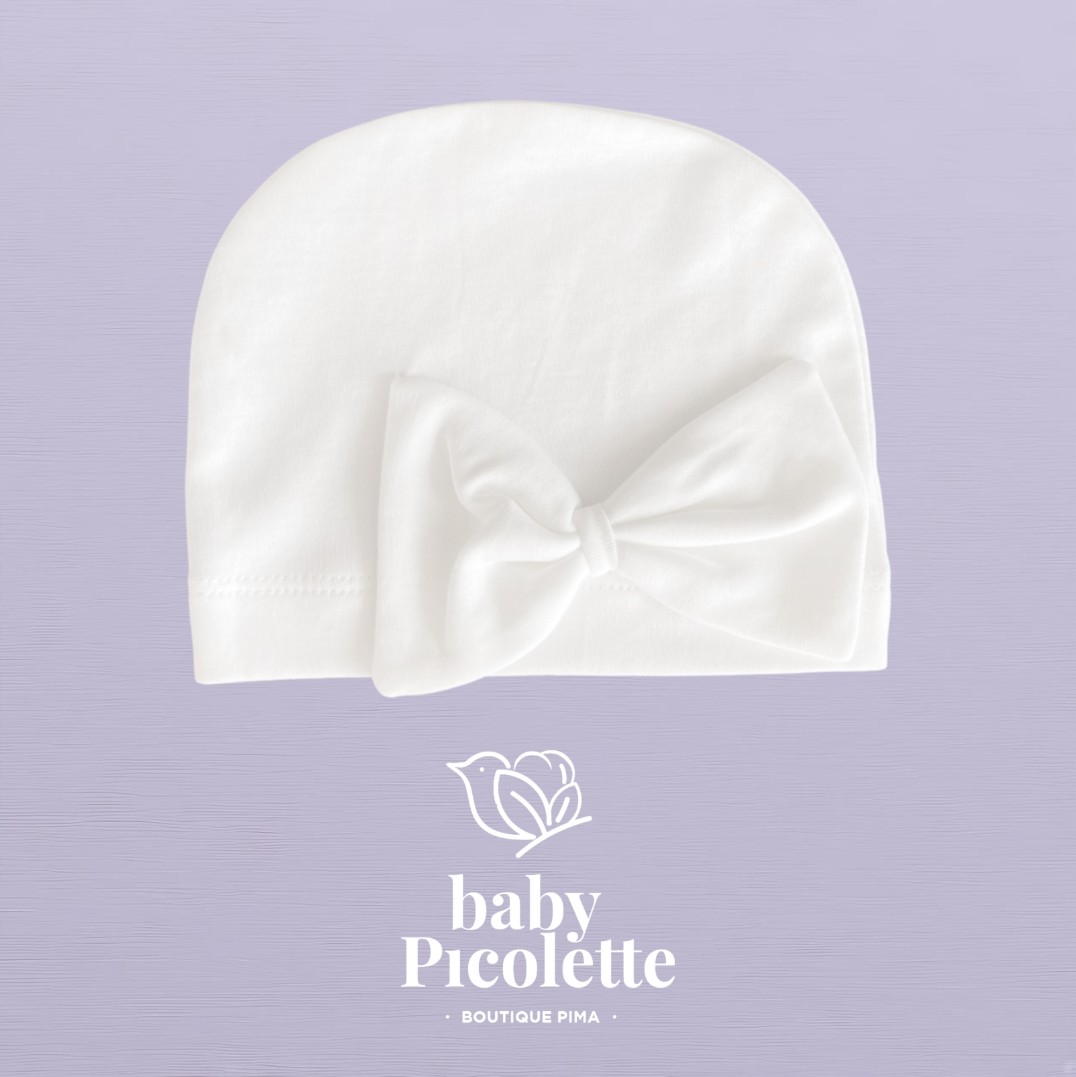 Gorro con moño