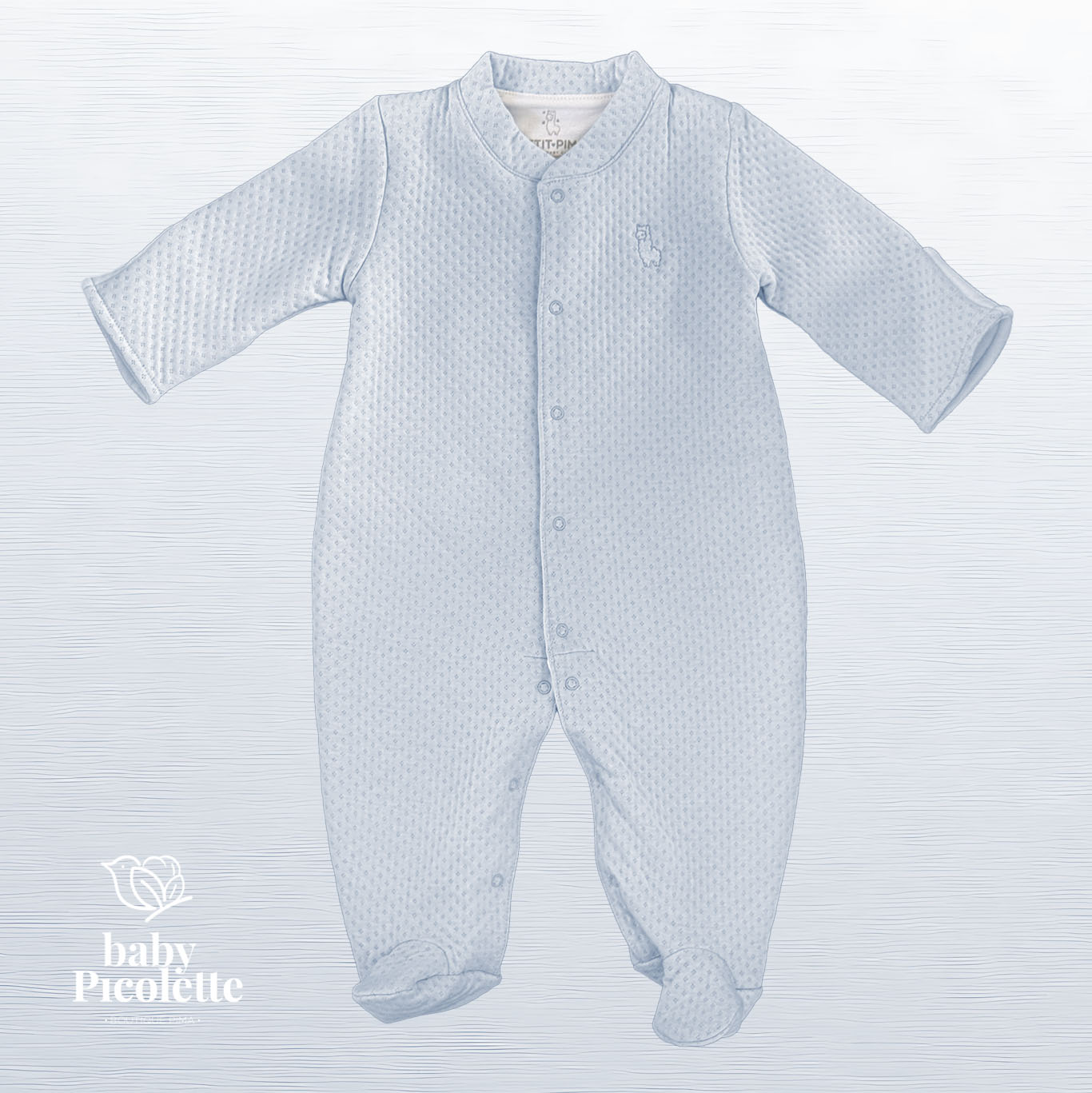 Pijama con broche - acolchado