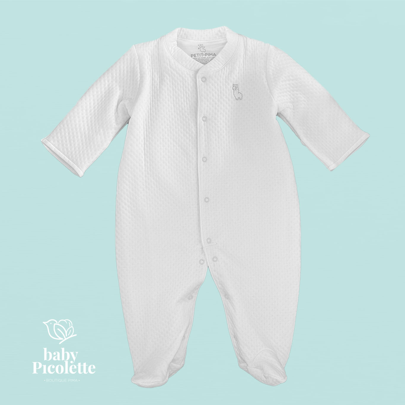 Pijama con broche - acolchado