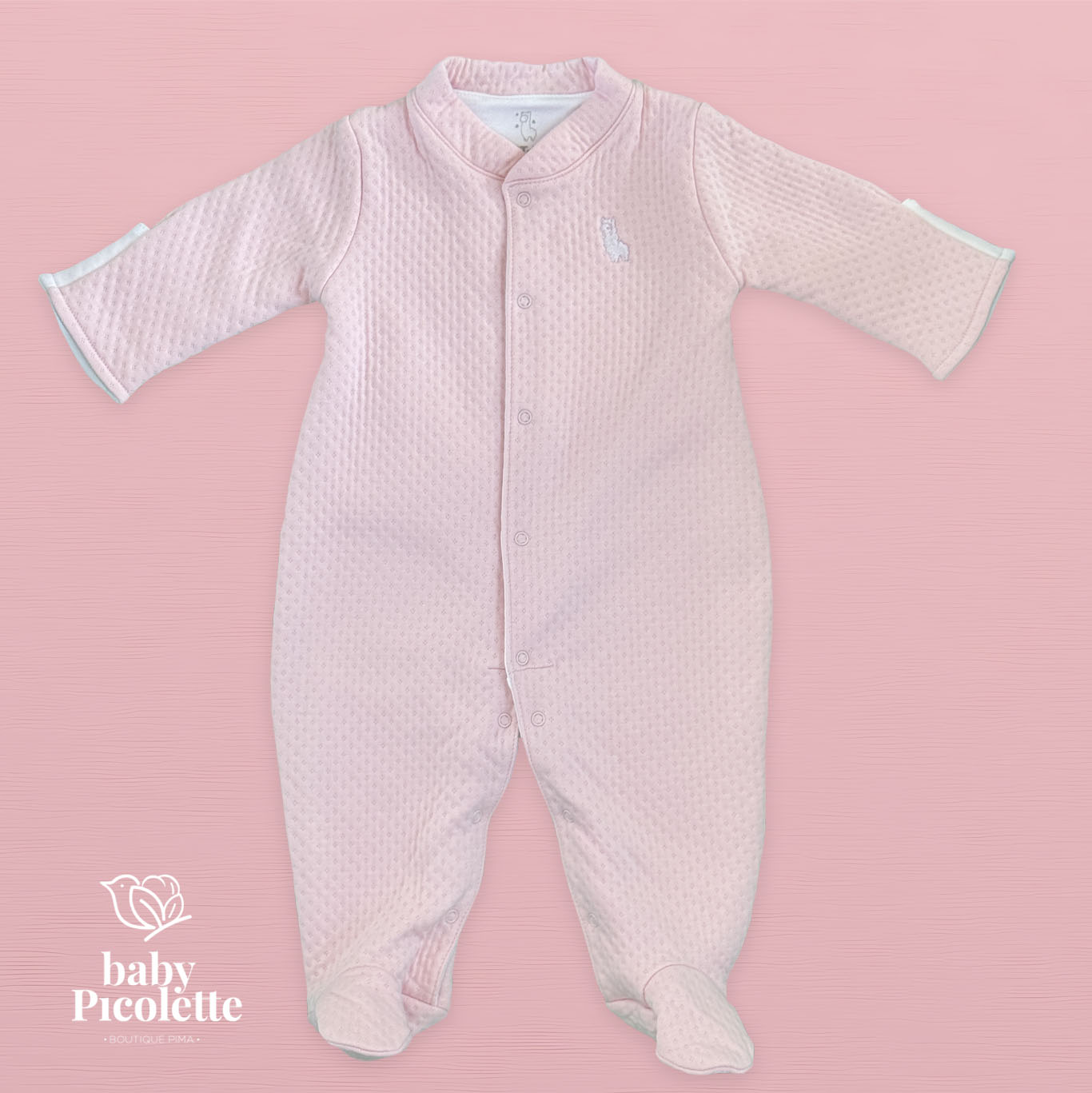 Pijama con broche - acolchado