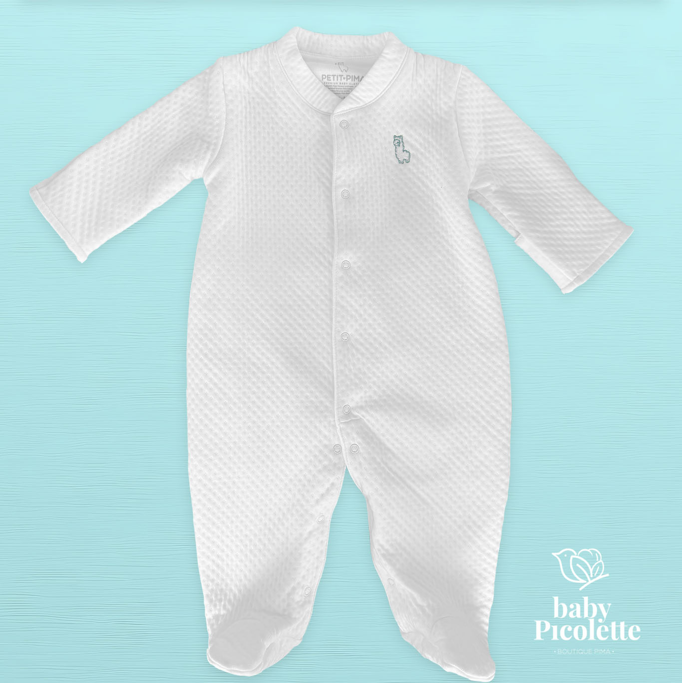 Pijama con broche - acolchado