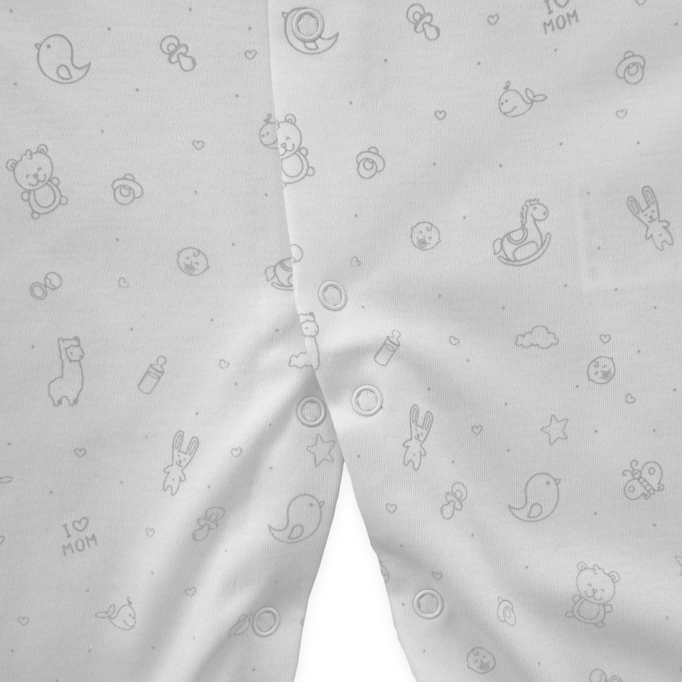 Pijama con broche - llamas