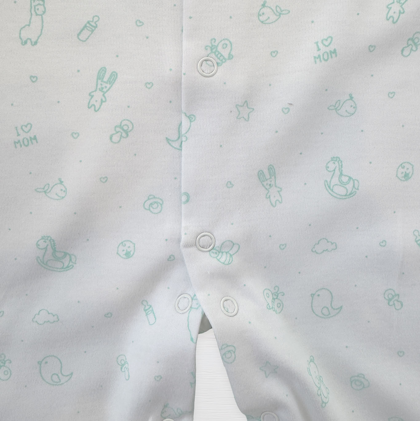 Pijama con broche - llamas